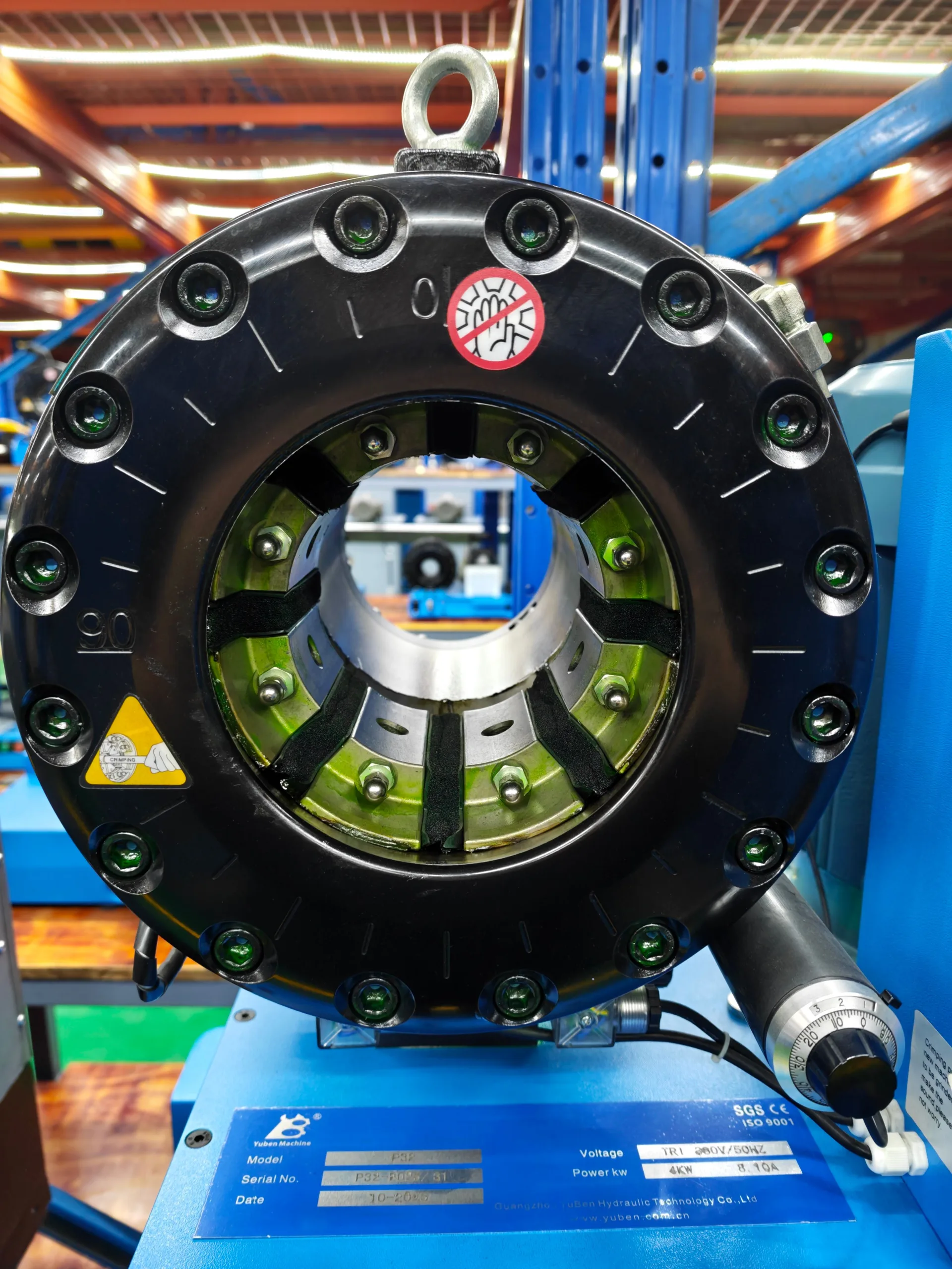 TRC high-tensile forged steel die head for hydraulic crimper