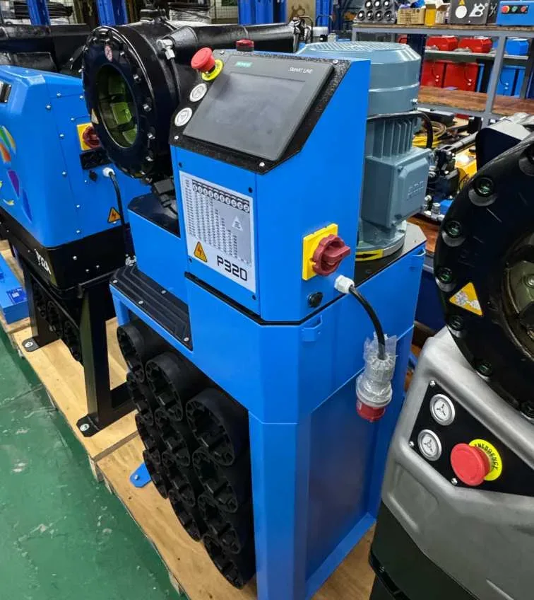 TRC P32D CNC hydraulic crimping machine with digital control panel