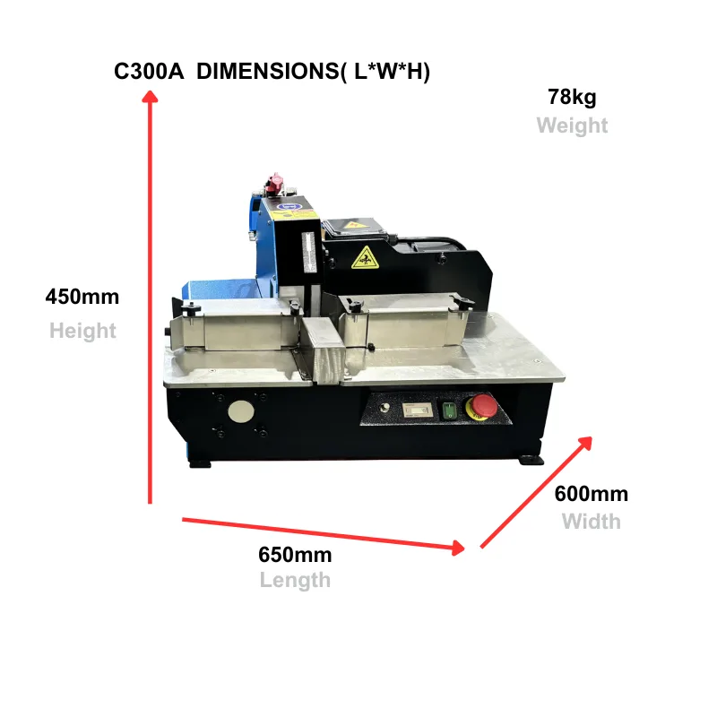 Hydraulic hose cutting machine
