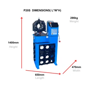 137 Ton Compact Hydraulic Hose Crimper P20S | TRCrimp