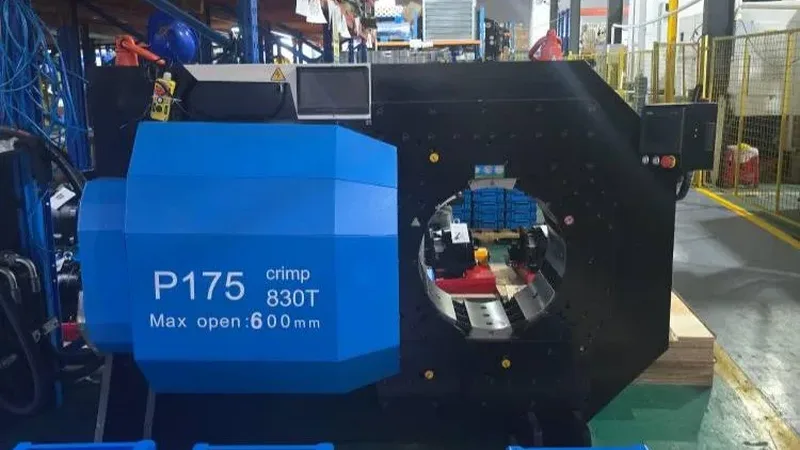TRC P175 830 ton industrial hydraulic hose press for mining