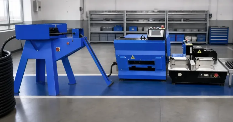 TRC C300D automatische Gummischlauchschneiderlinie mit Aufwickler, Zähler und Schneidgerät