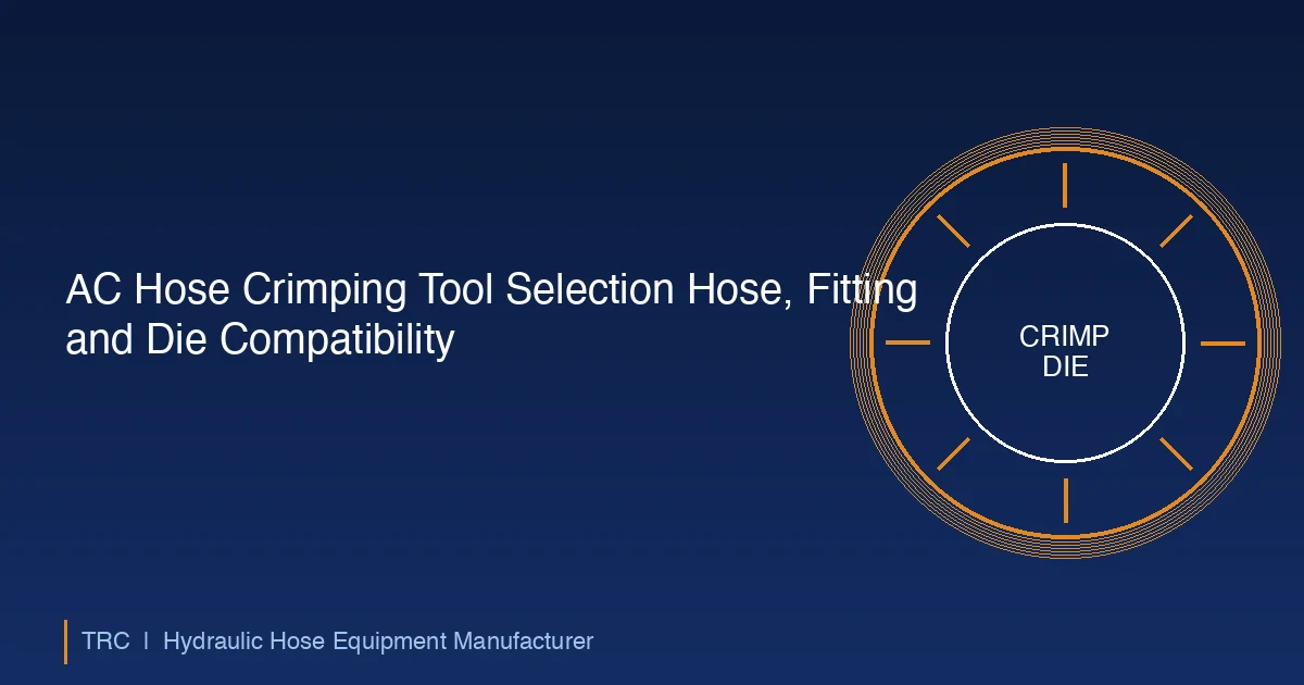 Hydraulic AC hose crimper comparison for workshop use
